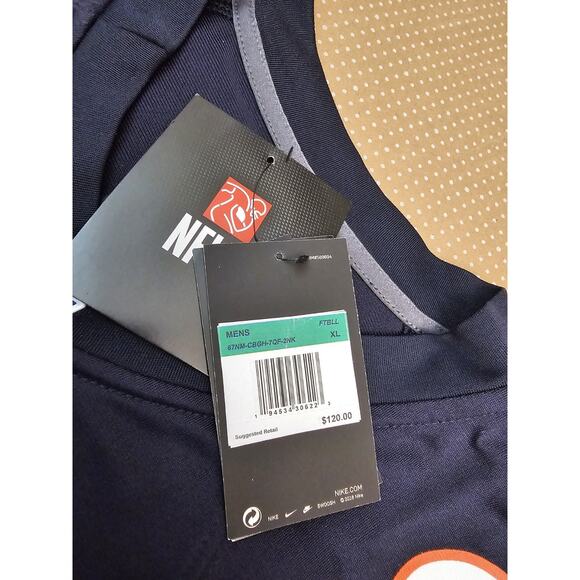 Nike On Field Chicago Bears #39 Eddie Jackson Football Jersey Mens Size XL - Picture 9 of 15